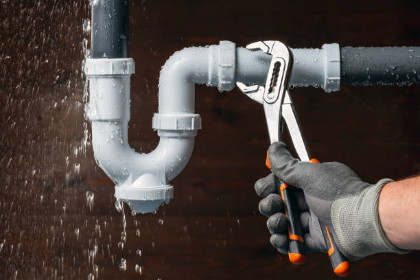 Professional Sewer Line Repair technician working in Apulia Station, NY